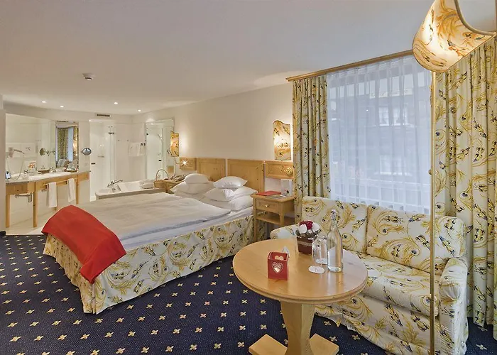 酒店 Walliserhof Grand-hotel & Relais & Chateaux 萨斯费